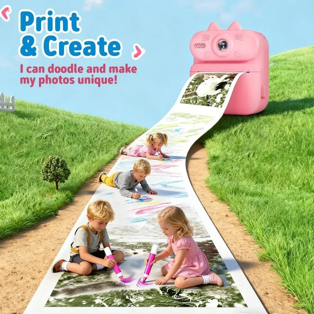 Kids Instant Print Camera